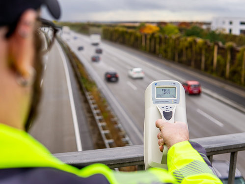 Foto einer Ultrafeinstaubmessung