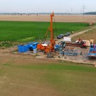 Forschungsbohrung Erfelden von Oben